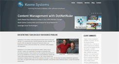 Desktop Screenshot of keenenetnuke.com